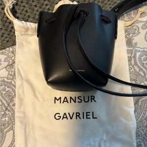 Mansur Gavriel mini mini bucket bag